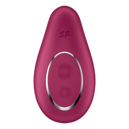 Вибратор Satisfyer Dipping Delight Berry, 2 мотора, гибкий кончик || Вібратор Satisfyer Dipping Delight Berry, 2 мотори, гнучкий кінчик