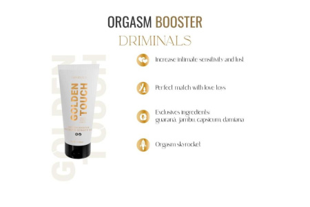 Крем-бустер для клитора Driminals Golden Touch Orgasm Booster 30 мл || Крем-бустер для клітора Driminals Golden Touch Orgasm Booster 30 мл