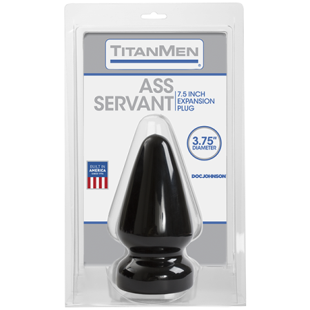 Пробка для фистинга Doc Johnson Titanmen Tools - Butt Plug 3.75 Inch Ass Servant, диаметр 9,4см || Пробка для фістингу Doc Johnson Titanmen Tools - Butt Plug 3.75 Inch Ass Servant, діаметр 9,4см