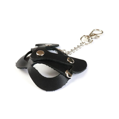 Брелок на карабине для ключей Art of Sex Kitty, Черный || Брелок на карабіні для ключів Art of Sex Kitty, Чорний