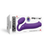 Безремневой страпон с вибрацией Strap-On-Me Vibrating Violet XL, диам. 4,5см, пульт ДУ, регулируемый || Безремінний страпон з вібрацією Strap-On-Me Vibrating Violet XL, діам. 4,5 см, пульт ДК, регульовани