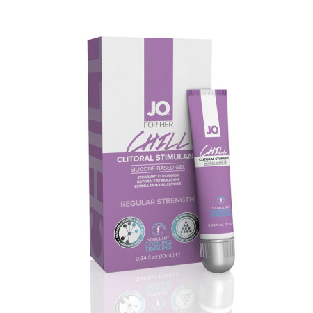 Стимулирующий гель для клитора JO CHILL COOLING (10 мл) охлаждающий || Стимулювальний гель для клітора JO CHILL COOLING (10 мл) охолоджувальний
