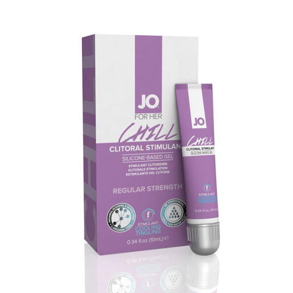 Стимулирующий гель для клитора JO CHILL COOLING (10 мл) охлаждающий