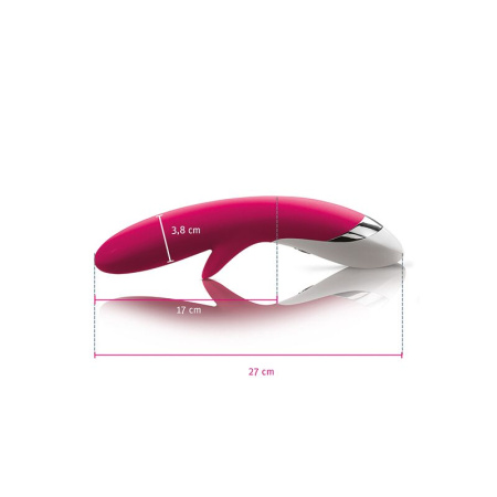 Вибратор-кролик Mystim Danny Divido Pink с глубокой вибрацией, 2 мотора || Вібратор-кролик Mystim Danny Divido Pink з глибокою вібрацією, 2 мотори