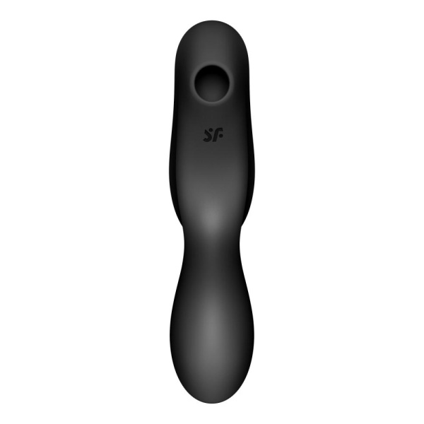 Вакуумний стимулятор з вібрацією Satisfyer Curvy Trinity 2 Black