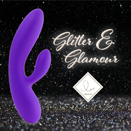 Гибкий вибратор кролик с двумя моторами FeelzToys Lea Rabbit Vibrator Medium Purple || Гнучкий вібратор кролик з двома моторами FeelzToys Lea Rabbit Vibrator Medium Purple