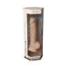 Фаллоимитатор с вибрацией SilexD Vetus Vibro Flesh (MODEL 1 size 8in) + LRS, двухслойный, диам.4,2см || Фалоімітатор з вібрацією SilexD Vetus Vibro Flesh (MODEL 1 size 8in) + LRS, двошаровий, діам. 4,2 см