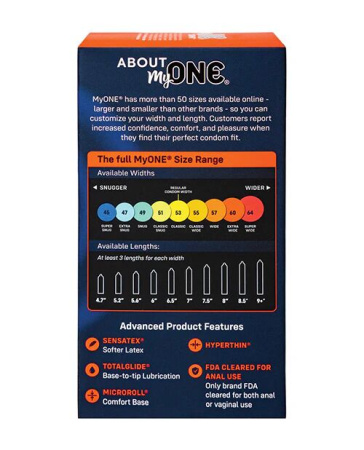 Презервативы MyONE Extra Wide & Long10 шт, картонная коробка || Презервативи MyONE Extra Wide & Long 10 шт, картонна коробка