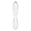 Двусторонний стеклянный дилдо Satisfyer Dazzling Crystal 1 Transparent, очень прочный, без стоппера || Двосторонній скляний дилдо Satisfyer Dazzling Crystal 1 Transparent, дуже міцний, без стопера