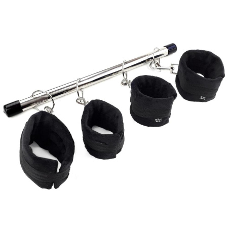 Колодка-распорка для рук и ног Art of Sex – Bondage Soft Touch BDSM Spreader, черный || Колодка-розпірка для рук та ніг Art of Sex – Bondage Soft Touch BDSM Spreader, чорний