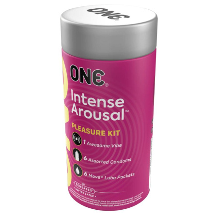 Подарочный набор ONE Intense Arousal, подарочная упаковка тюб || Подарунковий набір ONE Intense Arousal, подарункова упаковка тюб