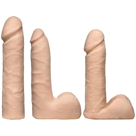 Набор для страпона Doc Johnson Vac-U-Lock VIBRATING Dual Density ULTRASKYN Set: диаметр 3×3,8 см || Набір для страпона Doc Johnson Vac-U-Lock VIBRATING Dual Density ULTRASKYN Set: діаметр 3×3,8 см