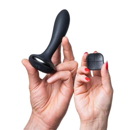 Анальная вибропробка Hot Octopuss PleX with flex, Treble and Bass Technology, 2 мотора, пульт ДУ || Анальна вібропробка Hot Octopuss PleX with flex, Treble and Bass Technology, 2 мотори, пульт ДК