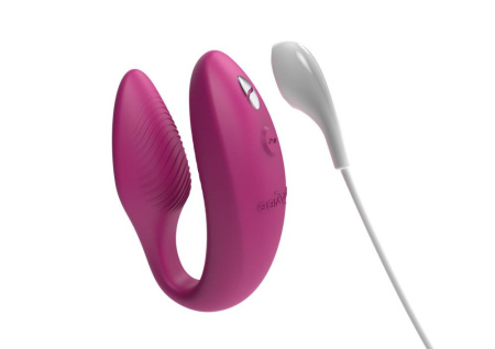 Смарт-вибратор для пар We-Vibe Sync 2 Rose, 10 виброрежимов, пульт ДУ || Смарт-вібратор для пар We-Vibe Sync 2 Rose, 10 віброрежимів, пульт ДК