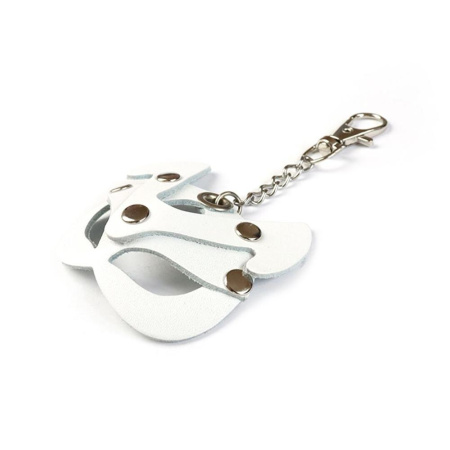 Брелок на карабине для ключей Art of Sex Kitty, Белый || Брелок на карабіні для ключів Art of Sex Kitty, Білий