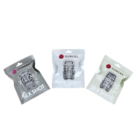 Набор мастурбаторов Dorcel - 3 SEX SHOTS || Набір мастурбаторів Dorcel - 3 SEX SHOTS
