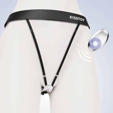 Вибратор в трусики KISSTOY Viosecret, пояс для фиксации и пульт ДУ в комплекте || Вібратор у трусики KISSTOY Viosecret, пояс для фіксації та пульт ДК у комплекті