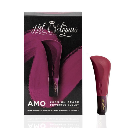 Премиум-вибратор Hot Octopuss AMO, очень мощный, 5 режимов, регулировка интенсивности || Преміум-вібратор Hot Octopuss AMO, дуже потужний, 5 режимів, регулювання інтенсивності