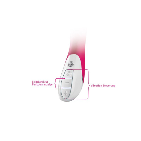 Мощный вибратор Mystim Sassy Simon Pink с двумя моторами и стимулирующим рельефом || Потужний вібратор Mystim Sassy Simon Pink з двома моторами і стимулюючим рельєфом