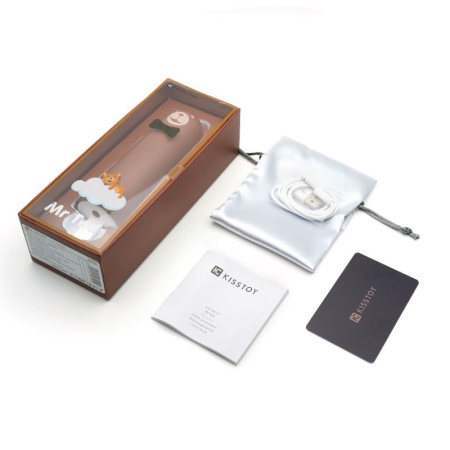 Вибратор KISTOY Mr.Ted, реалистичный вибратор под видом мороженого, диаметр 43мм || Вібратор KISTOY Mr.Ted, реалістичний вібратор під виглядом морозива, діаметр 4,3 см