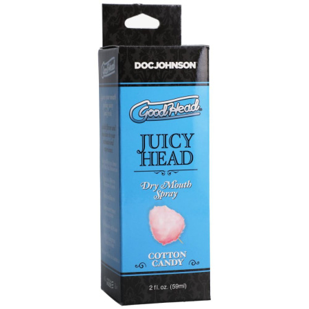 Увлажняющий оральный спрей Doc Johnson GoodHead – Juicy Head Dry Mouth Spray – Cotton Candy 59мл || Зволожувальний спрей оральний Doc Johnson GoodHead – Juicy Head Dry Mouth Spray – Cotton Candy 59мл