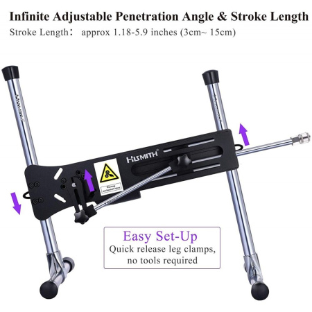 Смарт секс-машина Hismith AK-01-Black Sex Machine APP с фаллоимитатором || Смарт секс-машина Hismith AK-01-Black Sex Machine APP з фалоімітатором