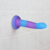 Светящийся в темноте фаллоимитатор ADDICTION Rave 8″ Glow in the Dark Dildo Blue Purple, 20,3 см || Фалоімітатор, що світиться в темряві, ADDICTION Rave 8″ Glow in the Dark Dildo Blue Purple, 20,3 см