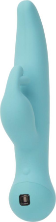 Вибратор-кролик Touch by SWAN - Trio Teal, сенсорное управление, ротация, диаметр 3,8 см || Вібратор-кролик Touch by SWAN - Trio Teal, сенсорне керування, ротація, діаметр 3,8 см