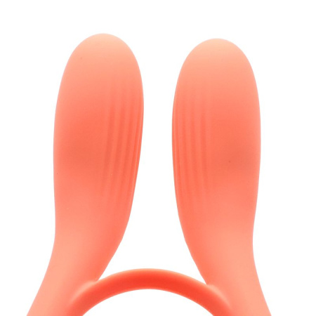 Вибратор для пар KISTOY Martin Orange, два мотора, крепление на член, диаметр 32мм || Вібратор для пар KISTOY Martin Orange, два мотори, кріплення на член, діаметр 3,2 см