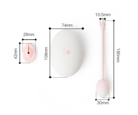 Тренажер Кегеля KISTOY Choco Pop, сенсор сжатия, для тренировок и удовольствия || Тренажер Кегеля KISTOY Choco Pop, сенсор стискання, для тренувань та задоволення