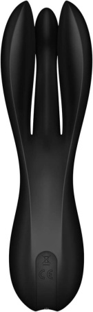 Клиторальный вибратор Satisfyer Threesome 2 Black || Кліторальний вібратор Satisfyer Threesome 2 Black