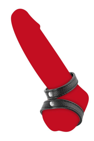 Двойное эрекционное кольцо с обхватом для мошонки Fetish Tentation Double Сockring || Подвійне ерекційне кільце з обхватом для мошонки Fetish Tentation Double Сockring