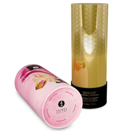 Пенящаяся соль для ванны Shunga Dead Sea salt Oriental Crystals — Rose Petal (500 г), соль Мертвого || Пінлива сіль для ванни Shunga Dead Sea salt Oriental Crystals — Rose Petal (500 г), сіль Мертвого мо