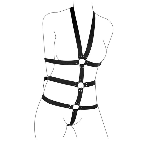 Набор для фиксации Art of Sex – BDSM Fixation Black Night Simple