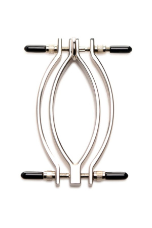 Зажим для половых губ Master Series: Pussy Tugger Adjustable Vagina Clamp with Chain || Затискач для статевих губ Master Series: Pussy Tugger Adjustable Vagina Clamp with Chain