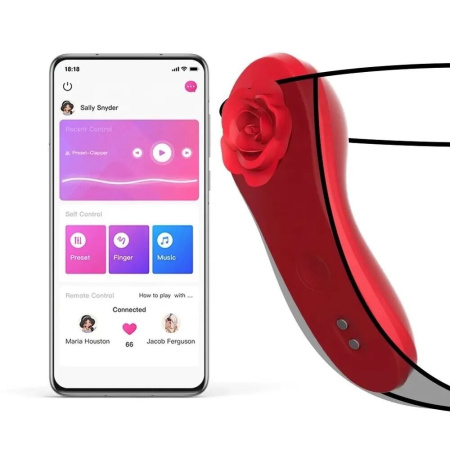 Смарт-вибратор в трусики Fun Town Caleo, надежное крепление на магните || Смарт-вібратор у трусики Fun Town Caleo, надійне кріплення на магніті