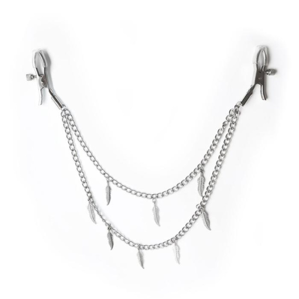 Зажимы с двойной цепочкой для сосков Art of Sex – Dream Catcher