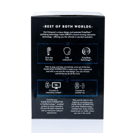 Интерактивный мастурбатор Hot Octopuss Pulse Solo Interactive powered by KIIROO || Інтерактивний мастурбатор Hot Octopuss Pulse Solo Interactive powered by KIIROO