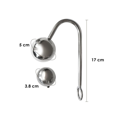 Бондажный набор с металлическим анальным крюком №4 Art of Sex Blanca Bondage set with anal hook №4 || Бондажний набір із металевим анальним гаком №4 Art of Sex Blanca Bondage set with anal hook №4