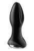 Анальная смарт вибропробка с жемчужным массажем Satisfyer Rotator Plug 2+ Black || Анальна смарт-вібропробка із перлинним масажем Satisfyer Rotator Plug 2+ Black