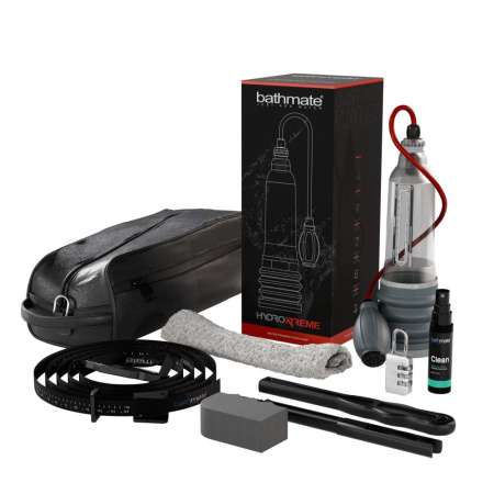 Гидропомпа Bathmate HydroXtreme 9 (X40), для члена длиной от 18 до 23см, диаметр до 5,5см || Гідропомпа Bathmate HydroXtreme 9 (X40), для члена довжиною від 18 до 23 см, діаметр до 5,5 см