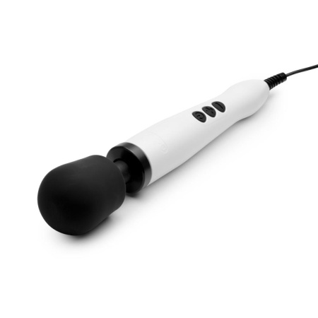 Вибромассажер DOXY Original White, очень мощный, питание 220В, пульсирующие вибрации || Вібромасажер DOXY Original White, дуже потужний, живлення 220В