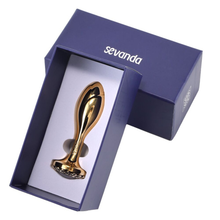 Анальная пробка LOCKINK SEVANDA Pearl Rose-shape Anal Plug || Анальна пробка LOCKINK SEVANDA Pearl Rose-shape Anal Plug