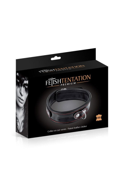Ошейник Fetish Tentation Premium Patent leathe chocker