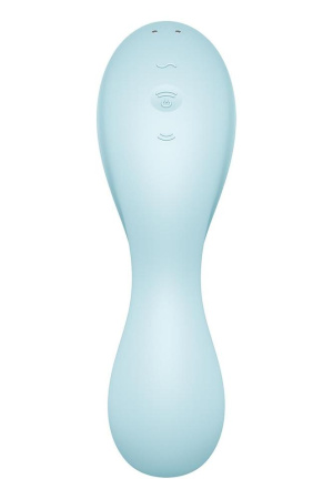 Вакуумный смарт-стимулятор с вибрацией Satisfyer Curvy Trinity 5 (Blue), управление со смартфона || Вакуумний смарт-стимулятор із вібрацією Satisfyer Curvy Trinity 5 (Blue), керування зі смартфона