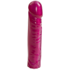 Фаллоимитатор Doc Johnson Radiant Gems 8 Inch Fuchsia, диаметр 4,3см, антибактериальный ПВХ