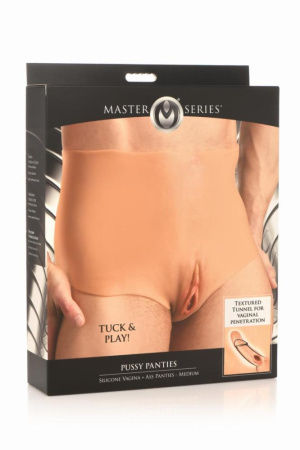 Накладная вагина Master Series Silicone Vagina + Butt Panties - Medium || Накладна вагіна Master Series Silicone Vagina + Butt Panties - Medium