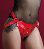 Трусы для страпона Feral Feelings Strap-on Harness Red, red || Труси для страпона Feral Feelings Strap-on Harness Red, red