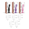 Насадка для страпона Strap-On-Me Dildo Plug Curvy Rose Dragee Metallic M || Насадка для страпона Strap-On-Me Dildo Plug Curvy Rose Dragee Metallic M