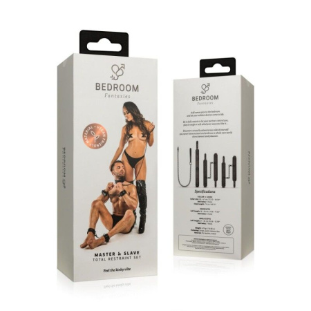 Набор для BDSM Bedroom Fantasies: Master & Slave Total Restraint Set || Набір для BDSM Bedroom Fantasies: Master & Slave Total Restraint Set